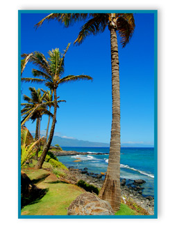 View of Paia Coastline, Paia Maui Hawaii