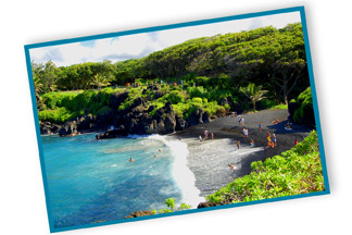 Black Sand Beach - Wainapanapa, Maui