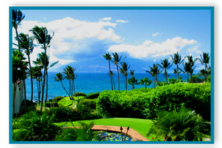 Ocean View from Wailea Maui Hawaii
